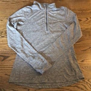 Nike grey quarter zip